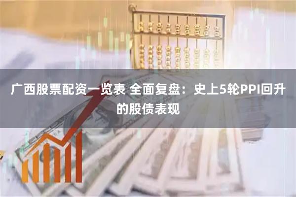 广西股票配资一览表 全面复盘：史上5轮PPI回升的股债表现